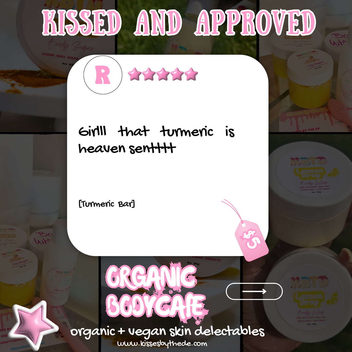 Turmeric Frosted Bar