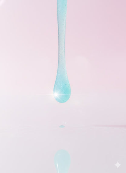 Sugar Kisses organic vegan lip gloss with cotton candy flavor and shiny finish